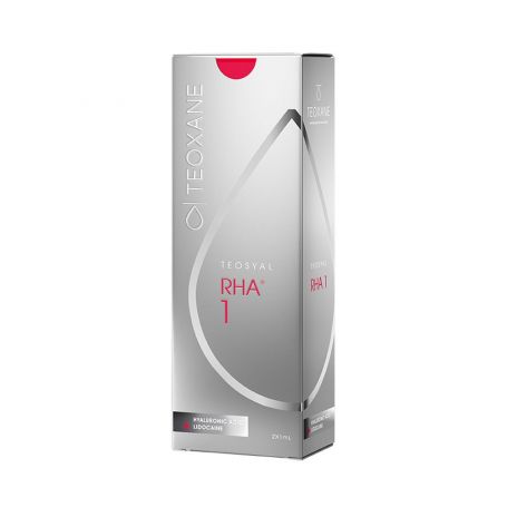 TEOSYAL RHA&reg; 1 - Collo, Contorno labbra, Contorno occhi, D&eacute;collet&eacute;, Filler, No, Teosyal, Viso