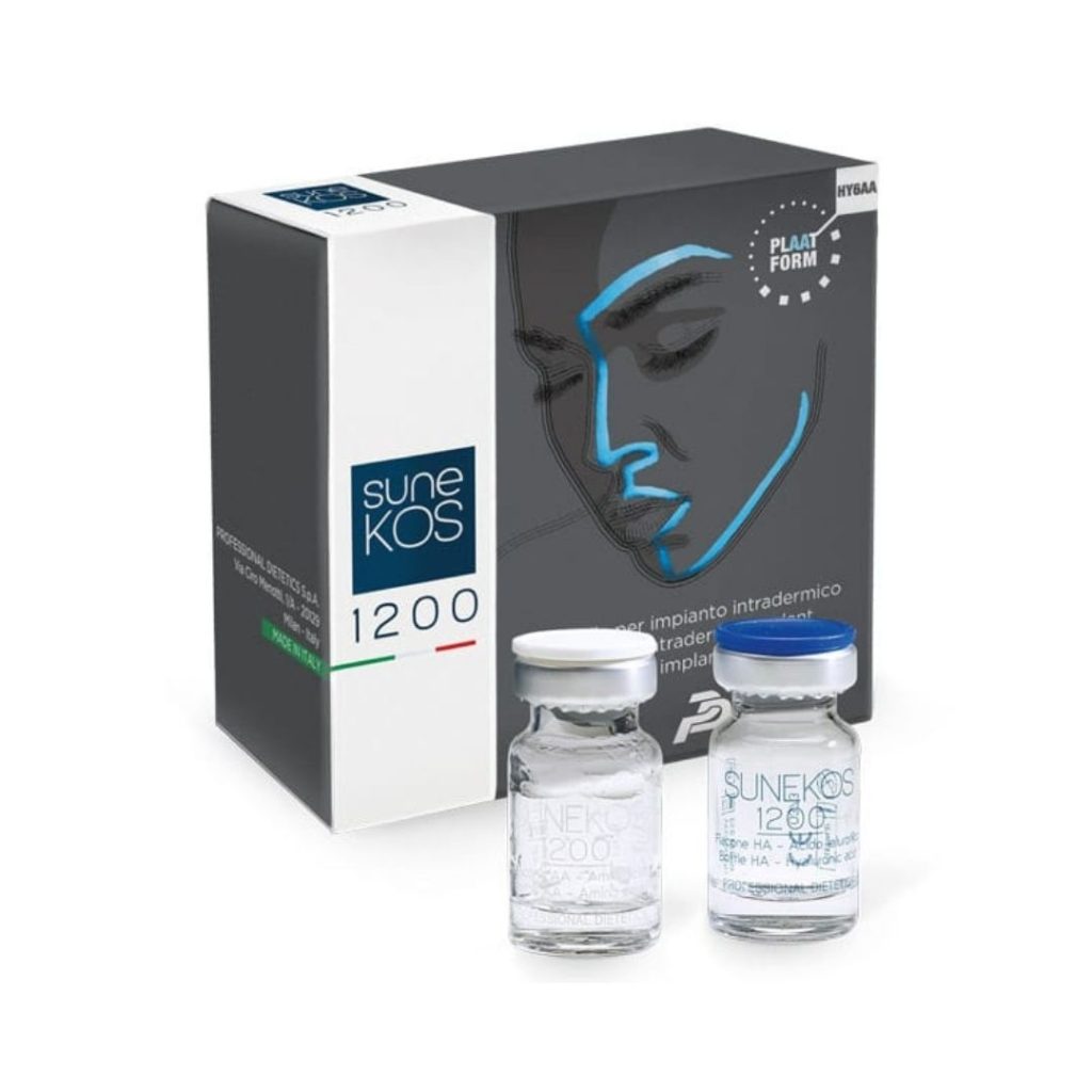 Sunekos 1200 trattamento rigenerante anti rughe profonde e perdita di volume 1,5 fiale