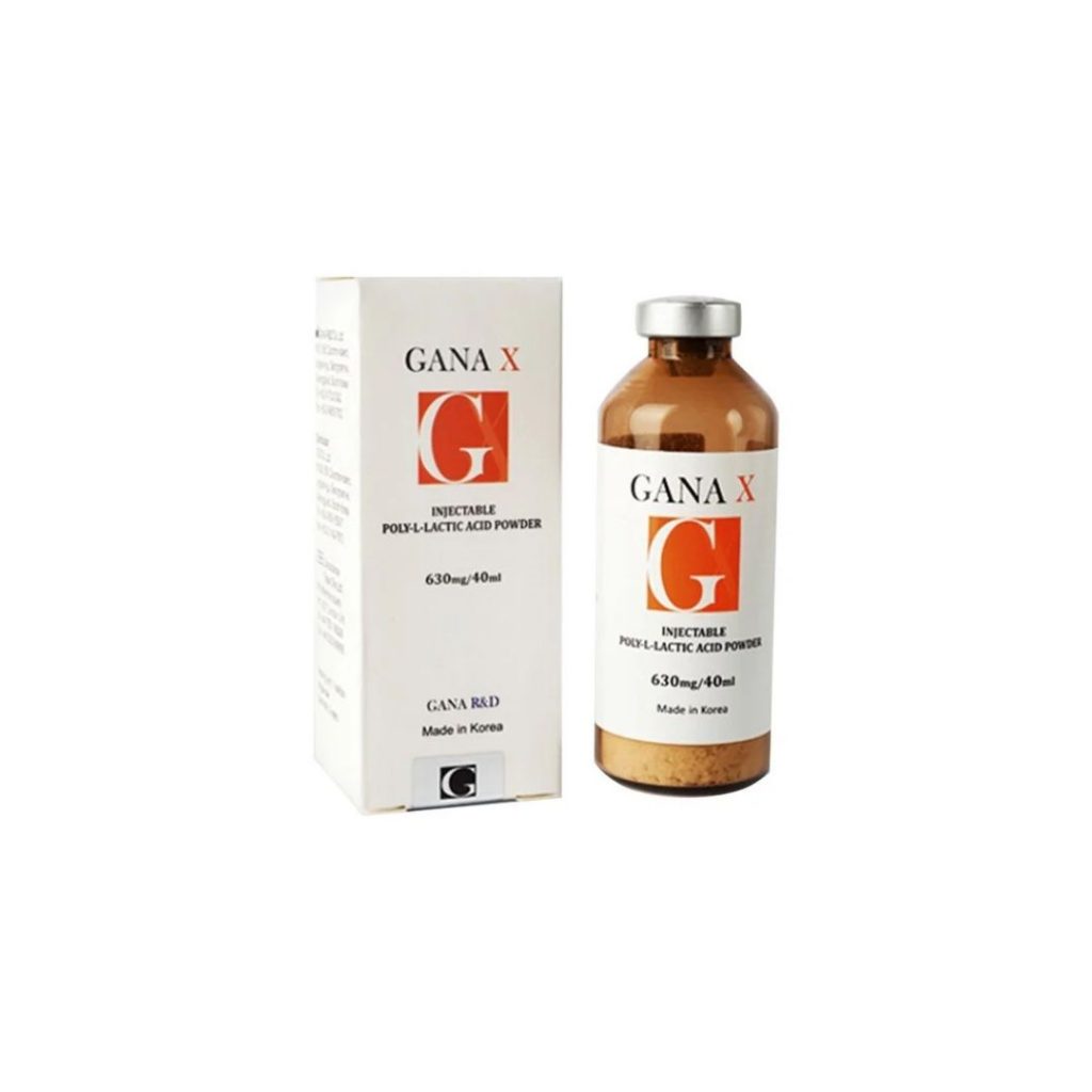 GANA X biostimolatore viso e corpo a base di acido poli-L-lattico (PLLA), stimola la produzione naturale di collagene, ripristina volume e tonicità della pelle con risultati graduali 630 mg/40 ml