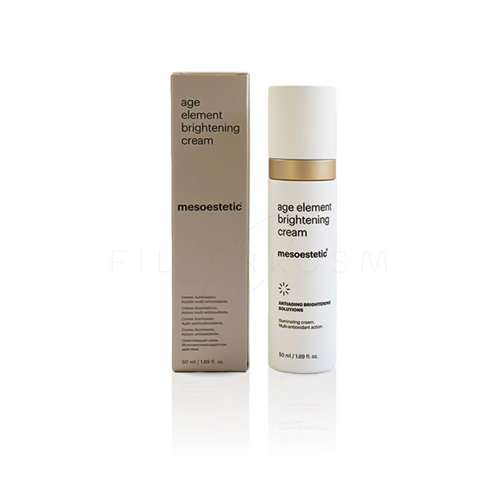 MESOESTETIC AGE ELEMENT BRIGHTENING CREAM crema viso antietà illuminante e idratante uniforma tono 50 ml