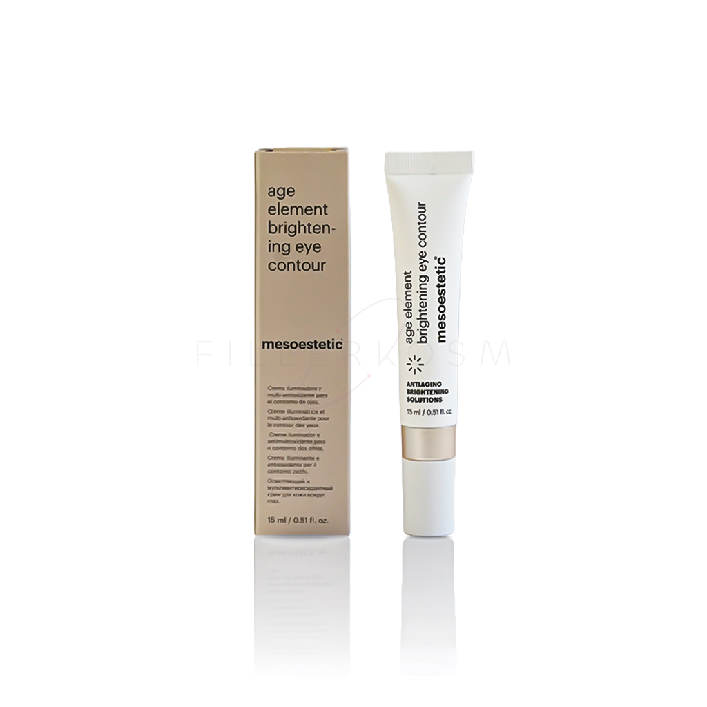 MESOESTETIC AGE ELEMENT BRIGHTENING EYE CONTOUR contorno occhi illuminante anti‑occhiaie e anti‑fatica con applicatore ceramico 15 ml