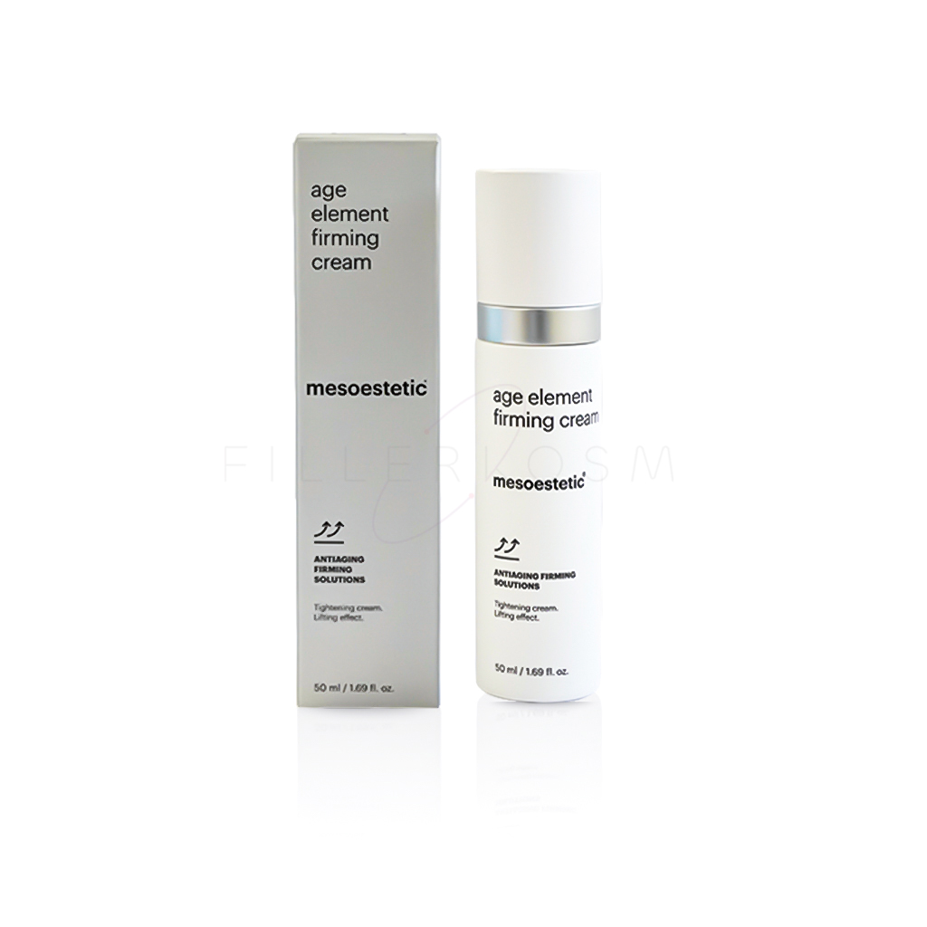 MESOESTETIC AGE ELEMENT FIRMING CREAM crema antietà per migliorare la elasticità e compattezza della pelle, ridefinire i contorni del viso e contrastare rilassamento della pelle su viso, collo e décolleté 50 ml
