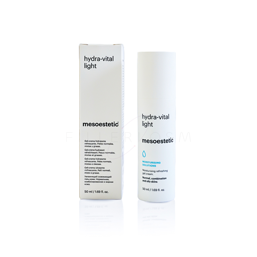 MESOESTETIC HYDRAVITAL LIGHT gel‑crema viso idratante e rinfrescante antiossidante 50 ml